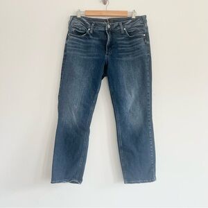 Silver Jeans Co. Elyse Straight Crop Western Glove Works Womens 32/27